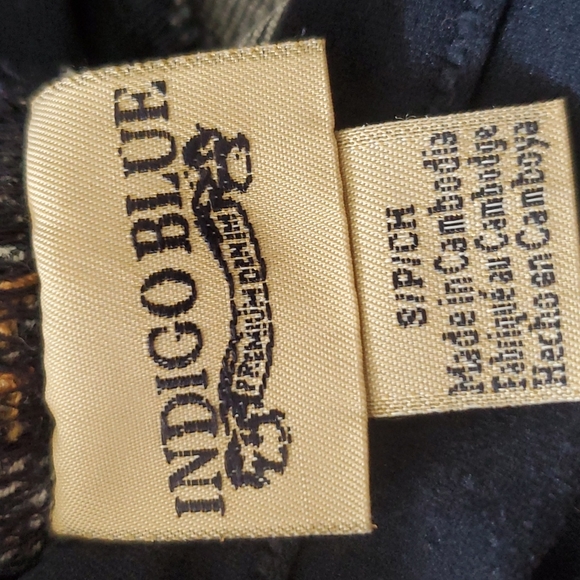 INDIGO BLUE PREMIUM DENIM WOMEN'S MATERNITY CAPRI PANTS SIZE S/P/CH - Picture 9 of 10